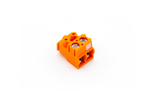 Schraubklemme Top Orange 2-fach