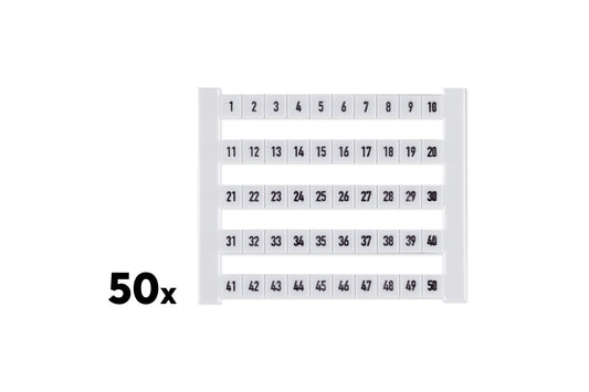 Weidmüller Klemmenmarkierer DEK 1-50 (50 Stk.)